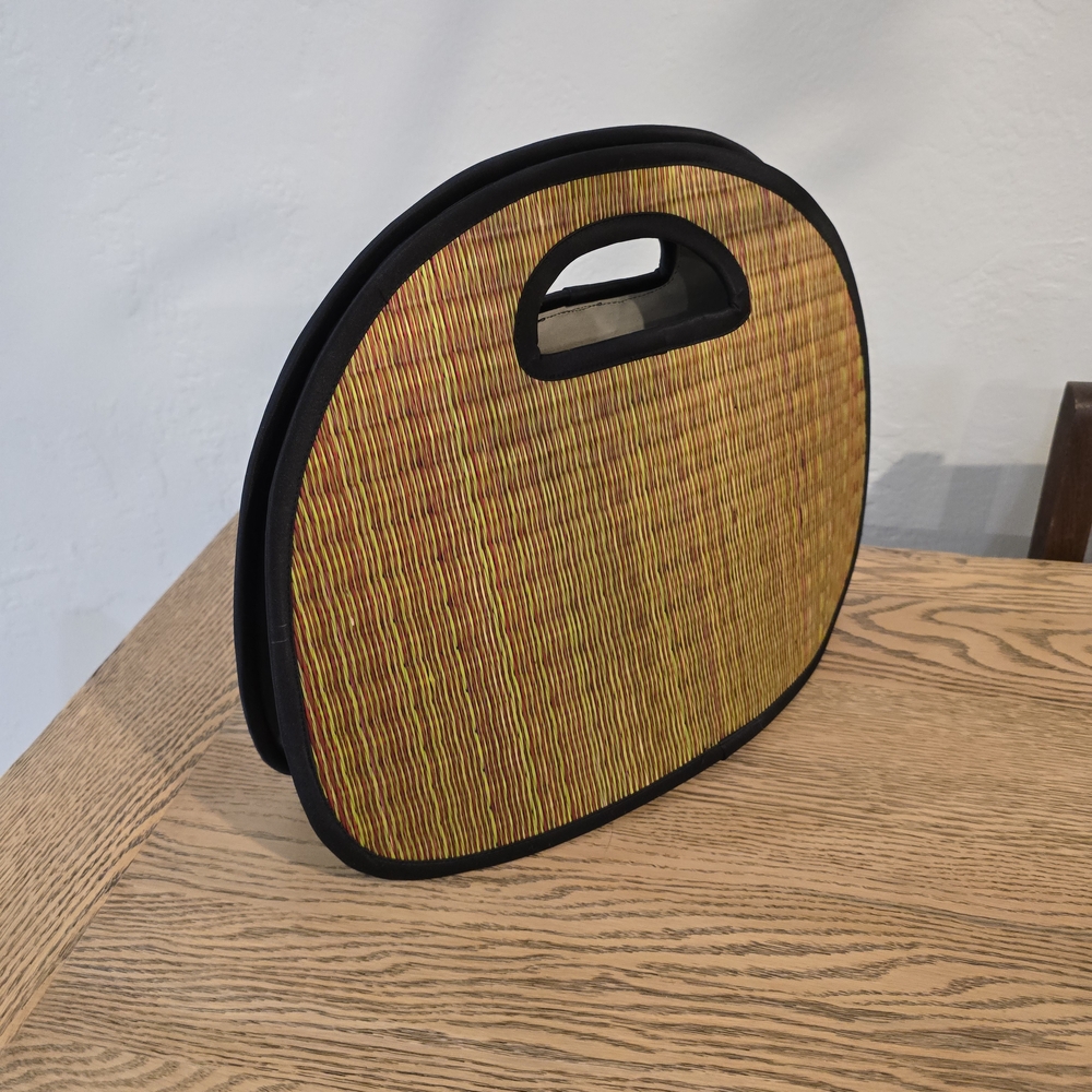 Elegant Black and Tan Tote Bag